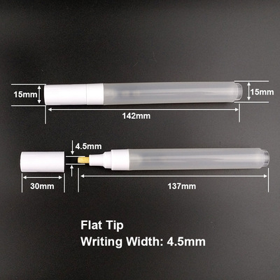Paint pen accessories Pen transparent Plastic fittings Empty pen shell Graffiti Pen Light pole plastic cement parts