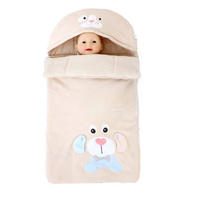新款婴幼儿睡袋秋冬款彩棉多功能防踢被男女宝宝可加长保暖用品