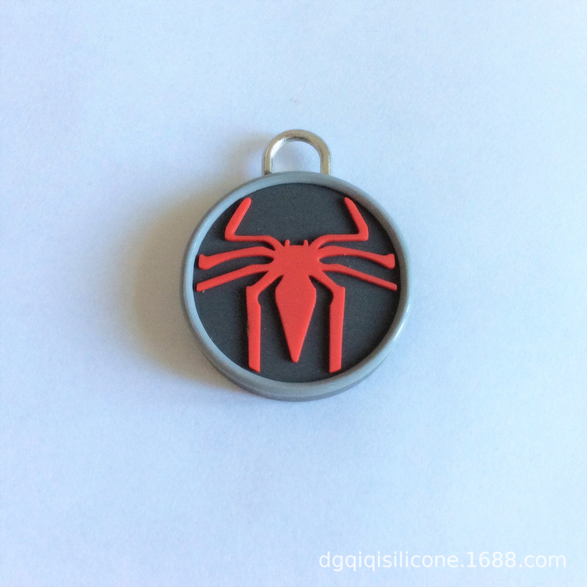 书包红蜘蛛拉链头手袋拉链头广告促销礼品硅胶拉链头