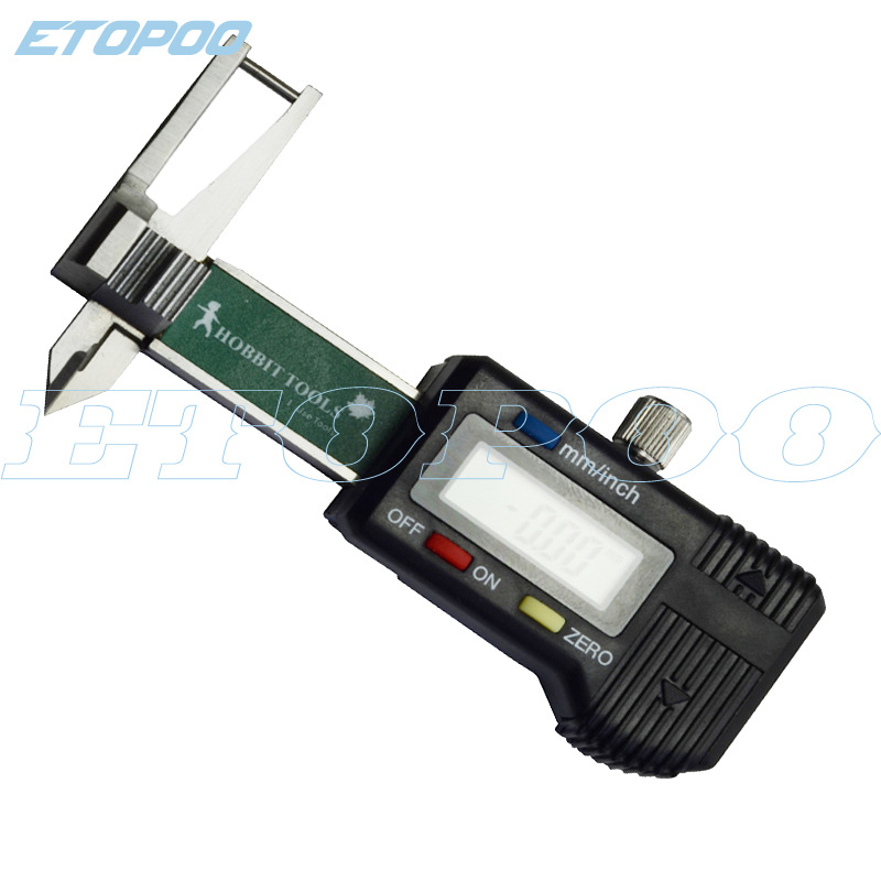 霍比特正品 25MM 0.01MM  高品质 高精度 三用测厚规 珠宝卡规|ms