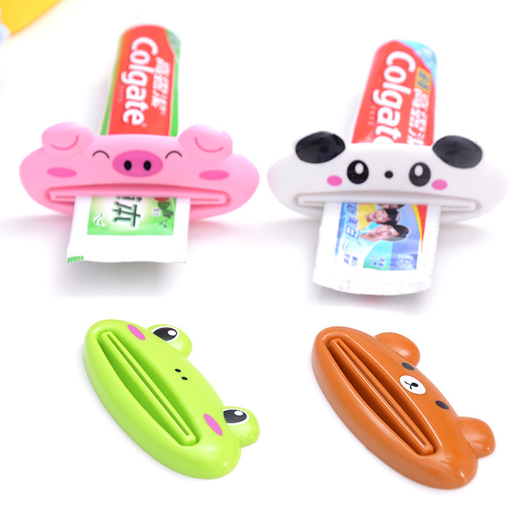 可爱卡通动物多用途挤压器挤牙膏器 韩版创意牙膏挤压器