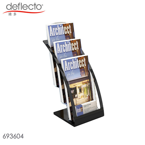 American Dodo factory direct sales A6 three-layer magazine display stand, desktop promotional stand, display stand