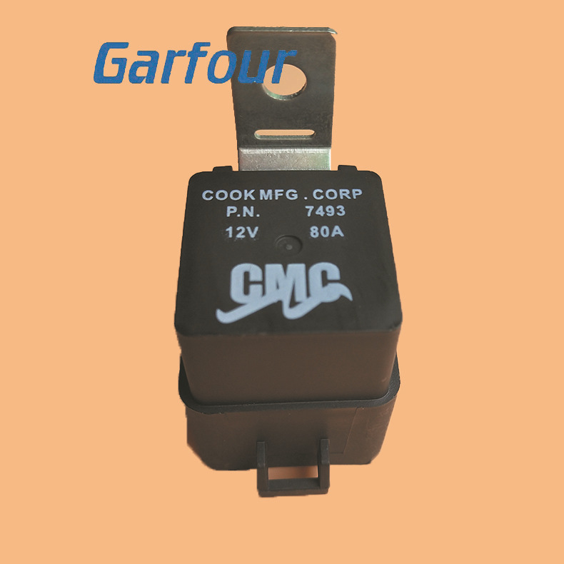 继电器头5pin 汽摩机器配件 12v 80A 电子线接插件