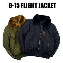 新品 空軍B-15夾克飛行服 毛領可拆B-15 FLIGHT JACKET男女款棉服