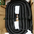 现货出售3芯2.5平方黑色PU亮面螺旋电缆，3芯弹簧线螺旋长10米