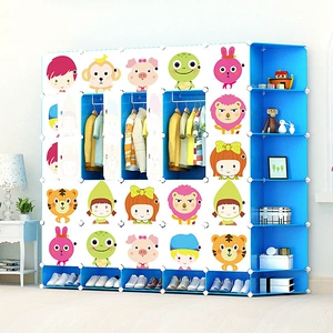 Cartoon Wardrobe Organizer for Kids & Adults, Cardboard Material, FD-ZG045