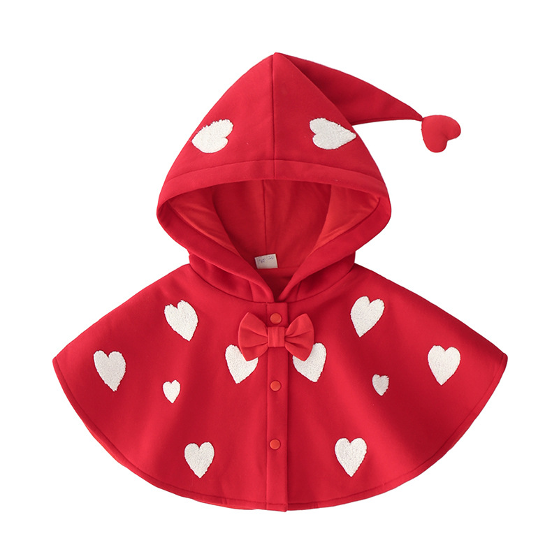A generation of fat new pattern gules love Cape Female baby Princess wind lovely go out cloak BS8088
