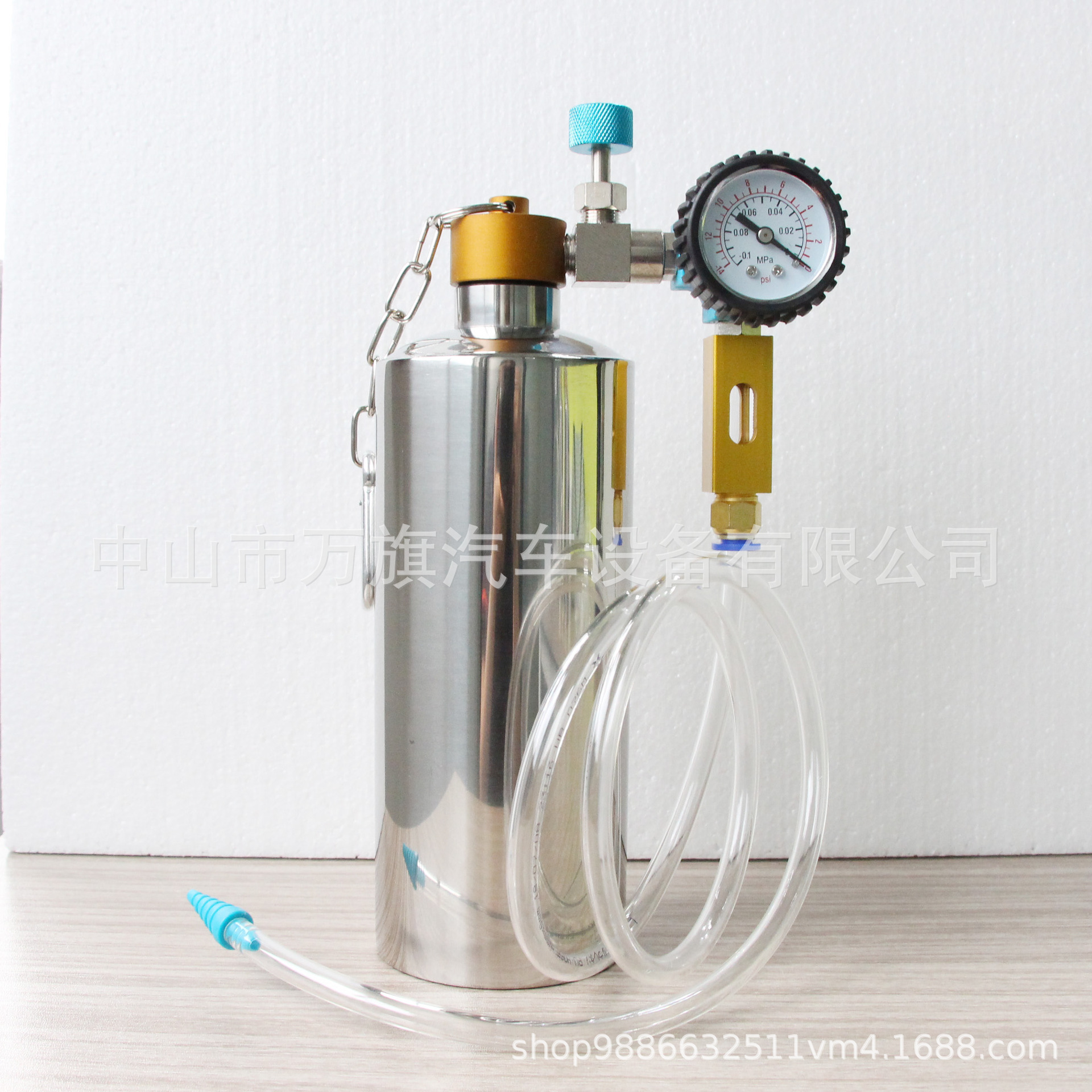 专用免拆三元催化汽车修复工具 不锈钢三元催化清洗吊瓶厂家直供