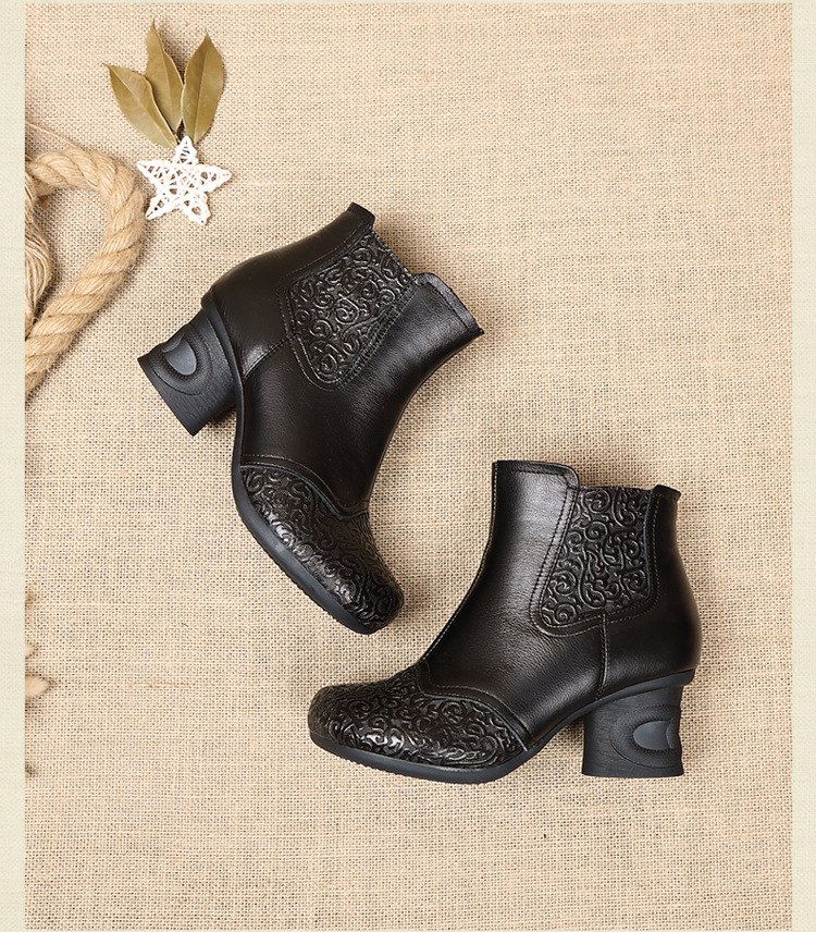 Bottes femme en En cuir - Ref 3355415 Image 21