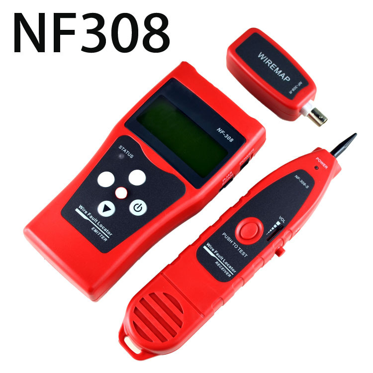 英文出口精明鼠NF-308 寻线仪 测线仪  网线长度测试仪电话查仪