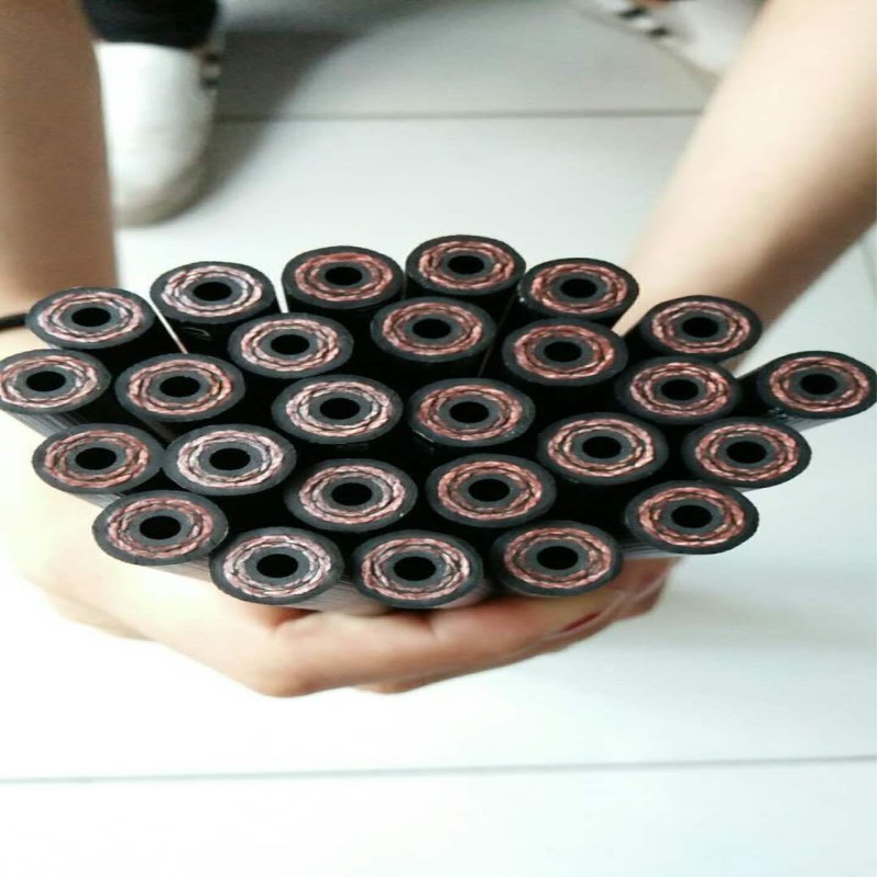厂家生产SAE J1401 标准液压制动刹车橡胶管  黑色条纹刹车管