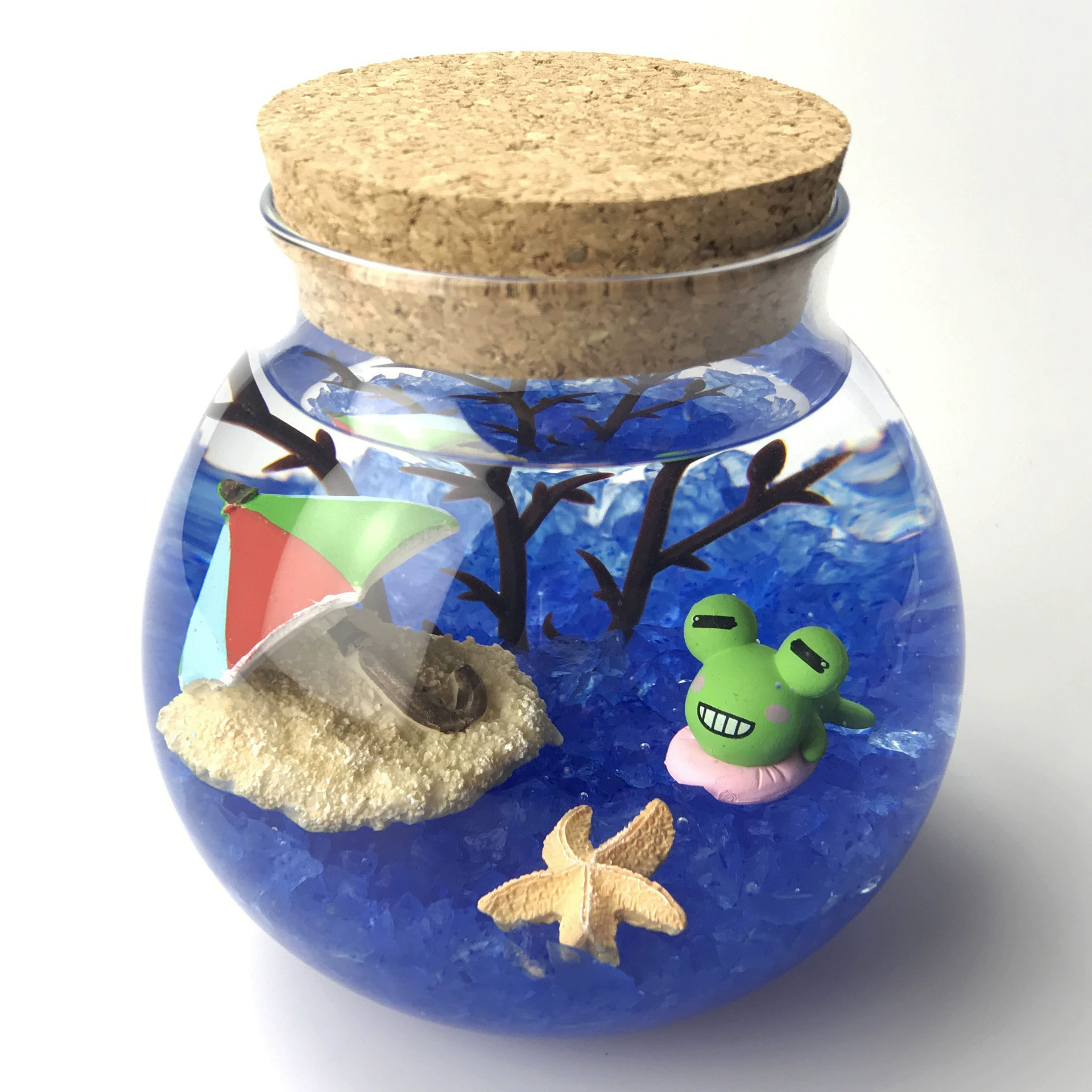 Шарик с морскими водорослями микро пейзаж экологическая бутылка DIY Гидропоника креативное украшение офиса Подарочный костюм светящийся аквариум подарок