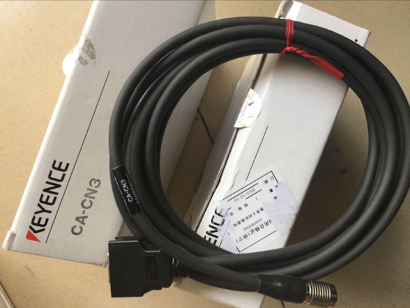 基恩士KEYENCE 原装智能视觉系统连接线CA-CN3 实物拍 现货