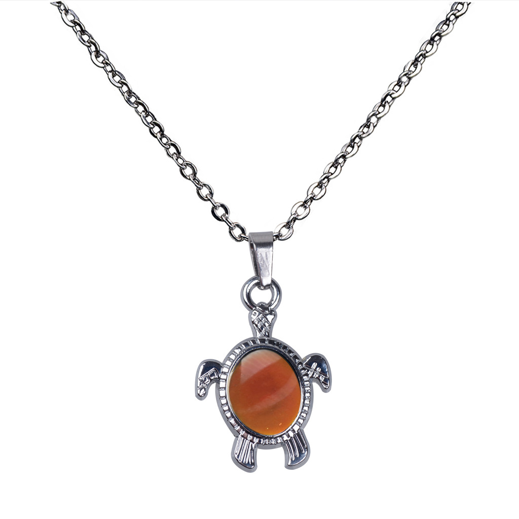 Small Turtle Stainless Steel Necklace display picture 8