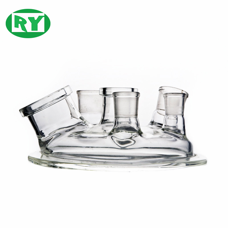 禾汽 实力厂家 高硼硅3.3 分离式 开口反应器釜盖 实验室玻璃仪器