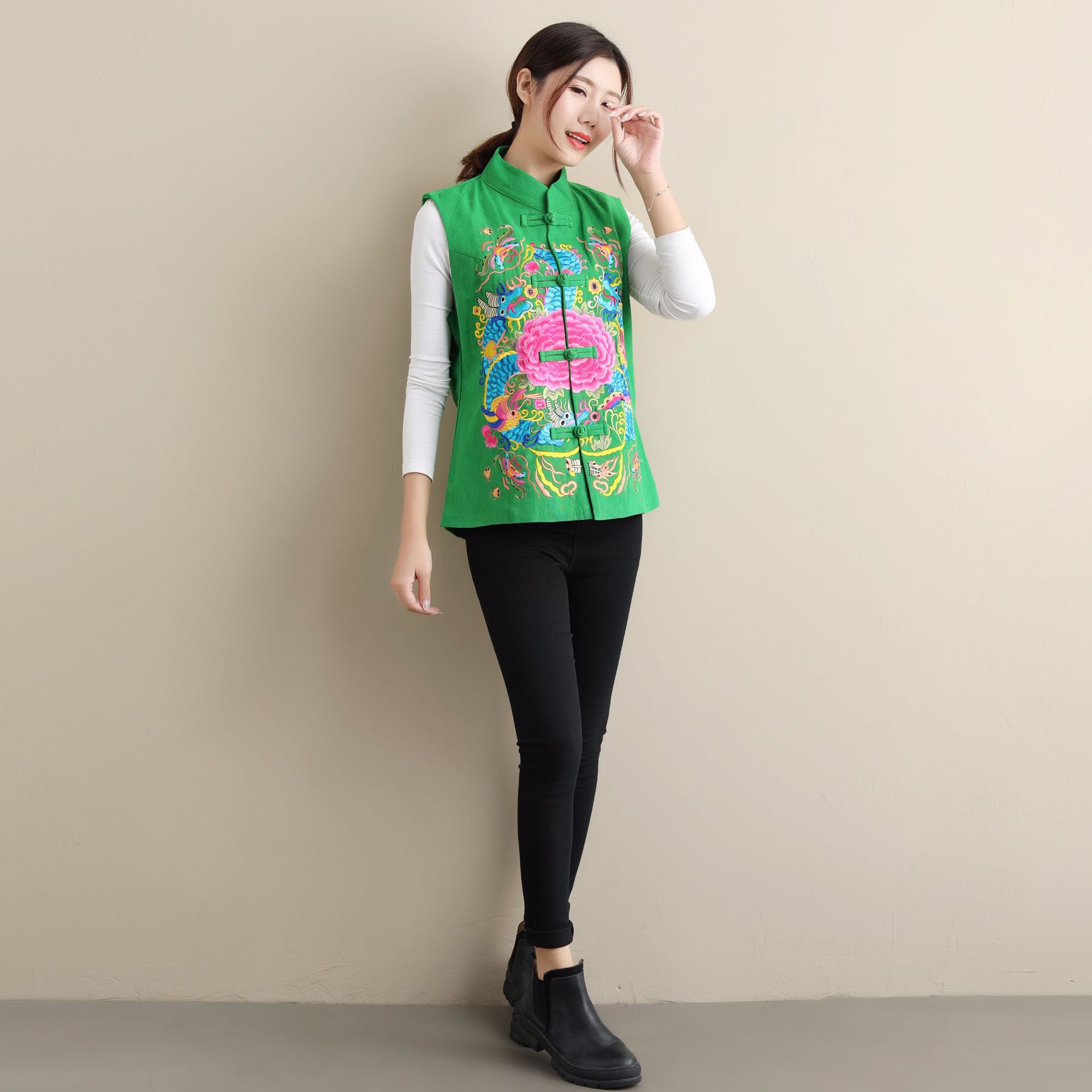 Gilet femme en Chanvre - Ref 3317941 Image 23