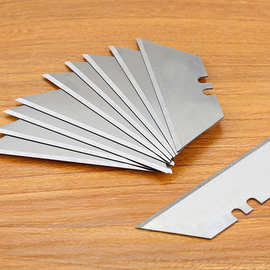 梯形折叠刀片 墙纸地毯割刀美工刀片可替换T刀片牛角重型电工