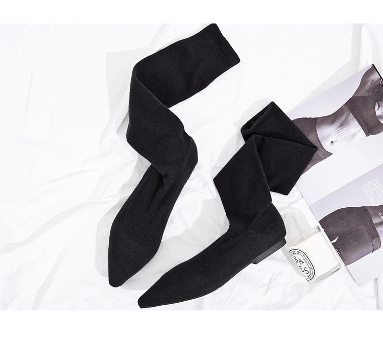 Bottes femme BU SHIQI en Tricot - Ref 3354973 Image 29