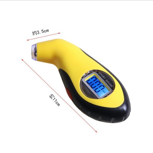 Car tire pressure gauge tire pressure band inflation high-precision digital electronic pressure detection gauge tire pressure monitor