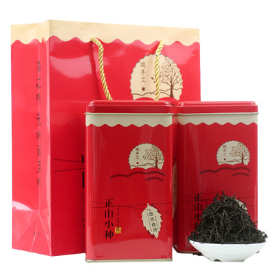 Chinese New Year Gift box Canned Lapsang Souchong 250g*2 Wuyishan Lapsang Souchong box-packed black tea