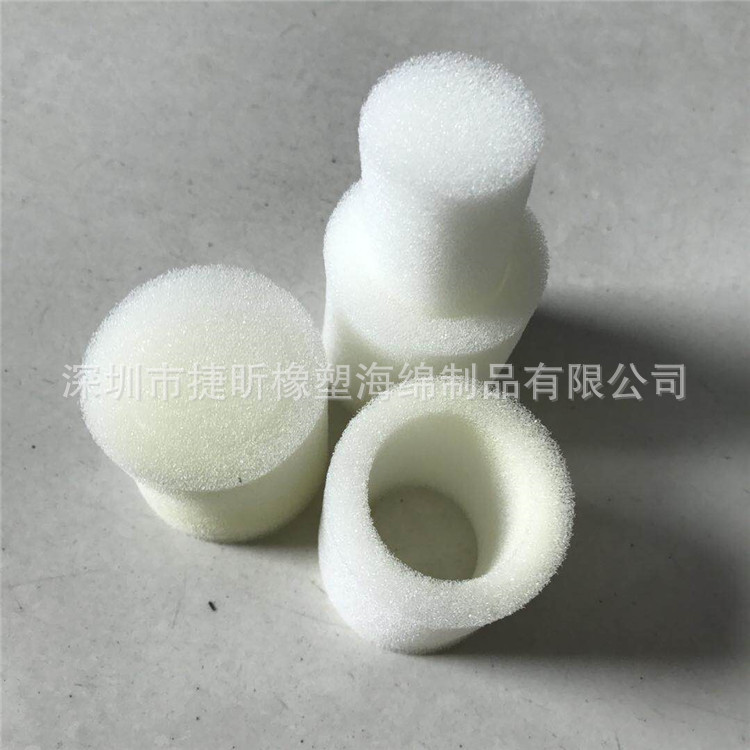 厂家批发工业用清洗海绵柱PU海绵管实芯空心海绵管柱