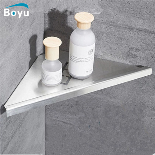 304 stainless steel bathroom tripod bathroom shower gel storage rack shower room corner basket kitchen storage rack