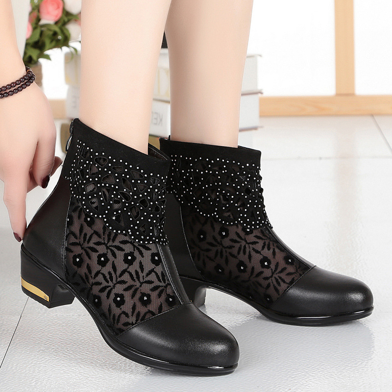 Bottes femme en En cuir - Ref 3354811 Image 1