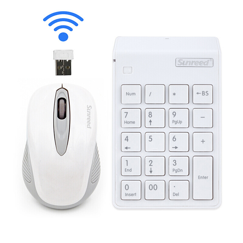 Reid wireless number Keyboard and mouse set notebook Desktop computer wireless number Keyboard Kit