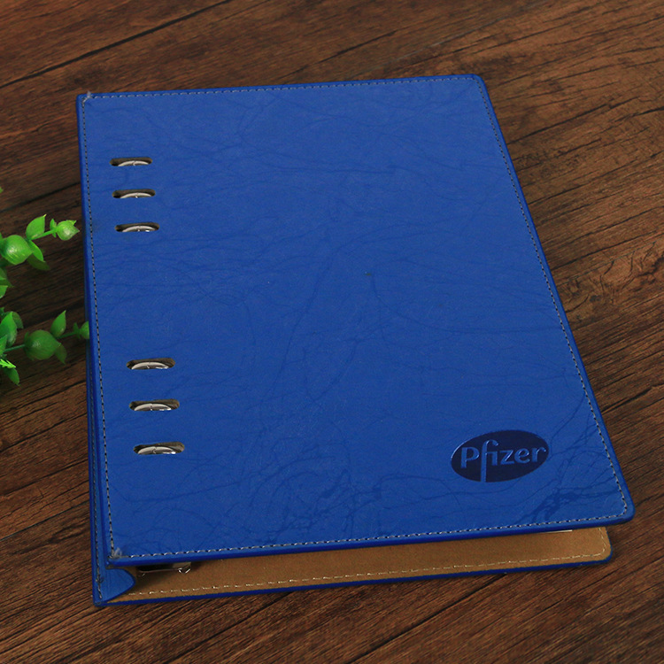 厂家定制48k活页笔记本 仿皮记事本本子 订做PU皮质商务文具线圈