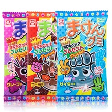 批日本食玩 杉本屋石头剪刀布 橡皮糖软糖 葡萄 可乐 汽水味15g