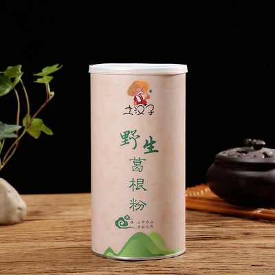 野生葛根粉 纸罐装500g 食品 贴牌 代加工 黄褐色