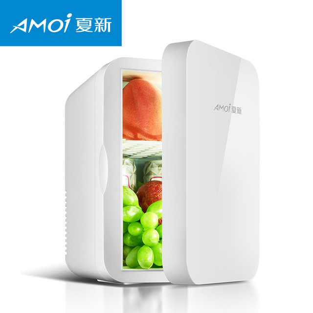 Amoi / Amoi 6L tủ lạnh mini nhà nhỏ ký túc xá một cửa tủ lạnh xe hơi gia đình kép sử dụng máy sưởi xe Tủ lạnh ô tô