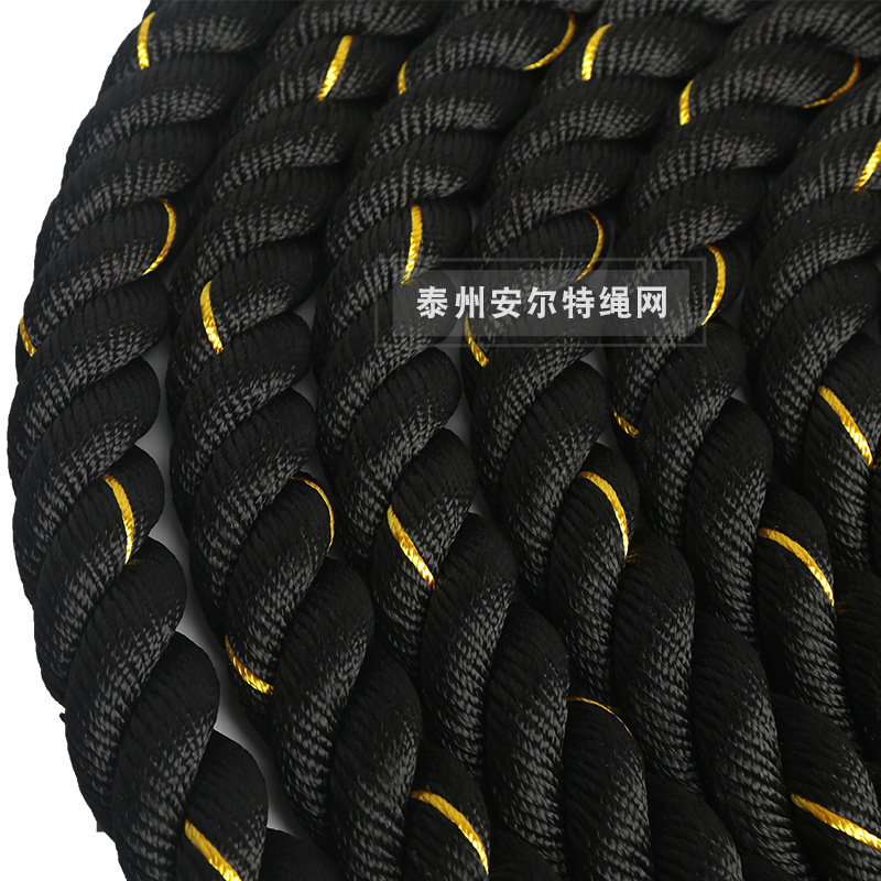 战绳健身甩大绳家用体能训练绳格斗绳粗绳肌肉绳力量训练战斗绳