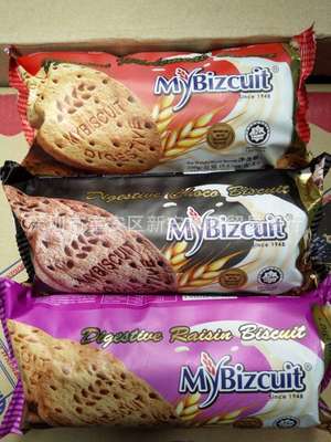 马来西亚进口 麦比客消化饼干250克*24袋/箱 批发|ru