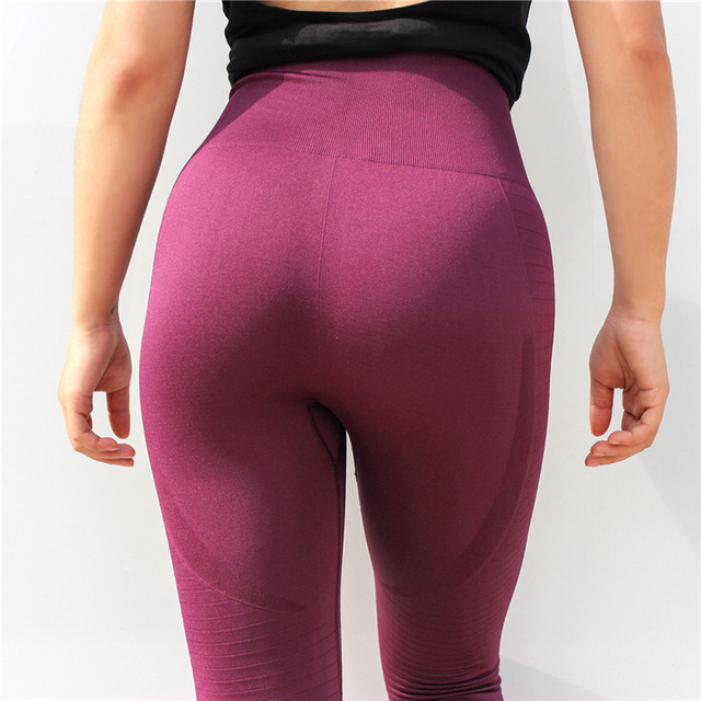 Explosive Yoga Pants Nine Points Leisure Women’s High-waist Running Pants Outdoor Sports Pants