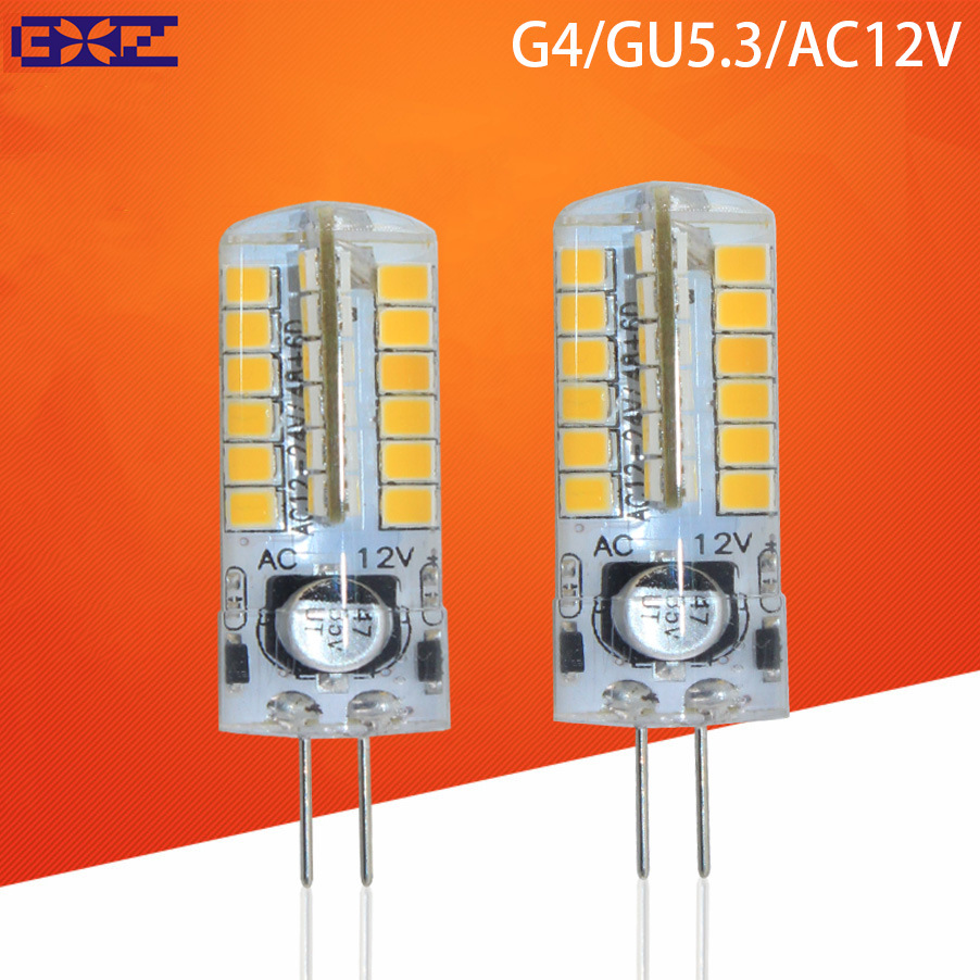 G4 g4 led燈 AC12V 24V 48D 玉米燈 led 矽膠光源 gu5.3插腳