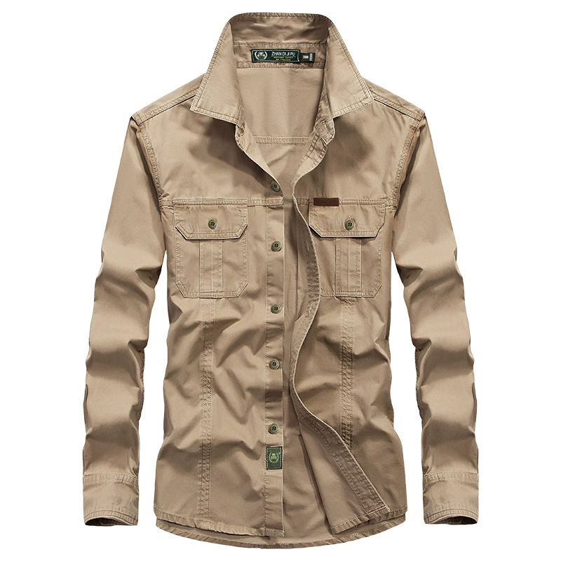 Осенняя рубашка мужская с длинным рукавом больших размеров деловая Мужская однотонная повседневная мужская Рабочая Рубашка B1388