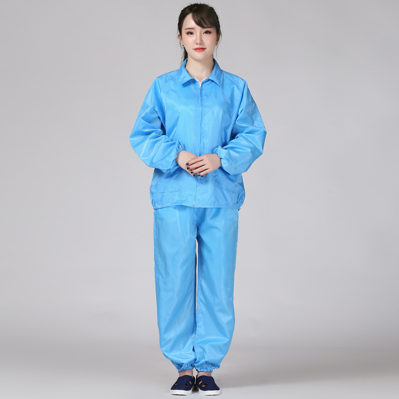 防静电分体服 男女工作服富士康无尘衣服生物制药食品洁净工作服