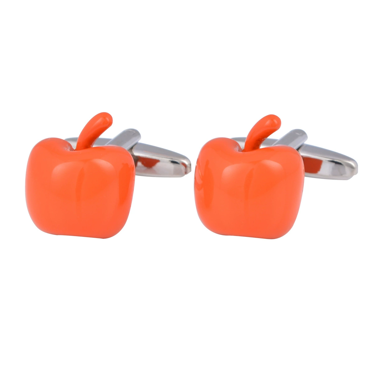 Підвяги Dongguan Спорт смешанные партии К cufflinks К cufflinks High-quality oil-sprayed apple cufflinks Три-dimensional fruit cufflinks Creative