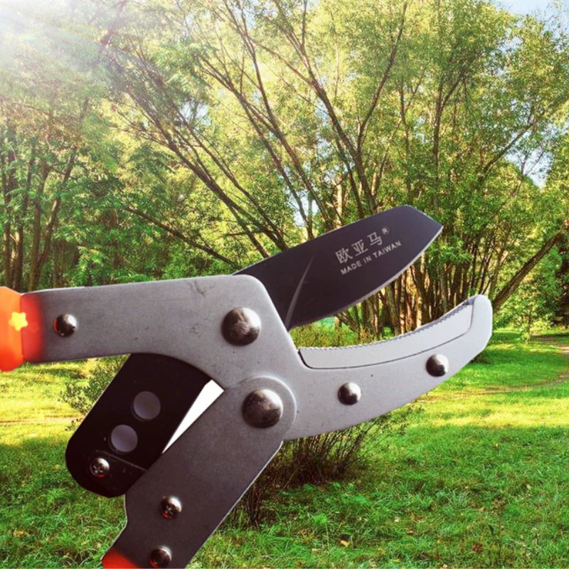 Садовые инструменты Секаторы Садовые ножницы Euraama Белая ручка Грубые ножницы Hercules Трудосберегающие ножницы Защита садовых растений