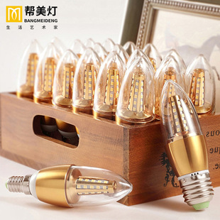 led bulb e14e27 size screw warm light white light dimming 5w7w energy saving household lighting sharp bulb