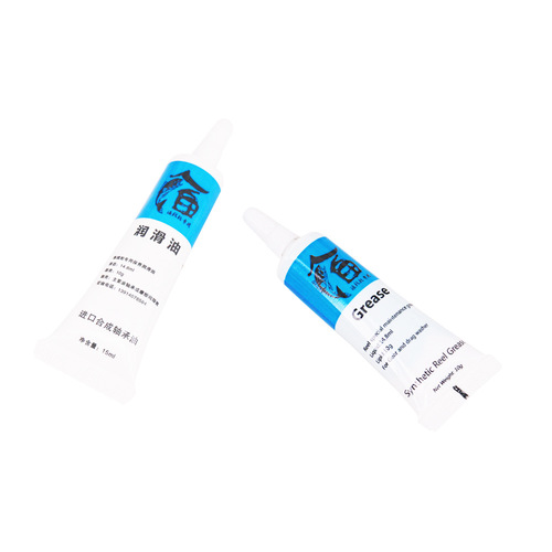 Metal gear plate bearing lubricant, set of 2 maintenance grease, fishing wheel oil, fishing supplies accessories, fishing gear wholesale