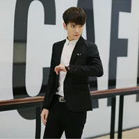 Мужской весна-лето классический пиджак, коллекция 2022, slim fit, корейский стиль