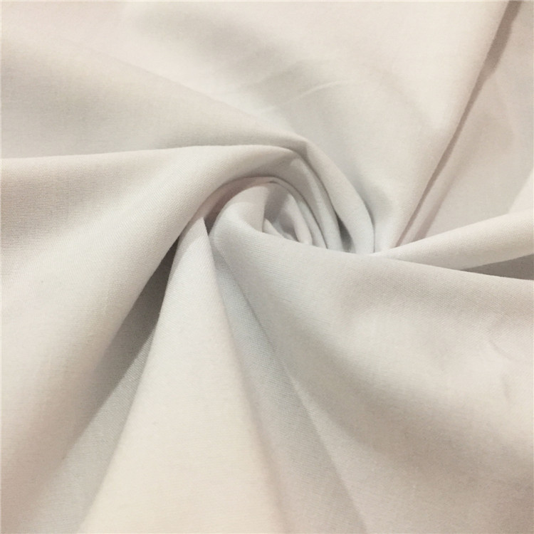 厂家批发涤棉弹力布TC弹力府绸衬衫面料职业衬衫布工装现货|ru