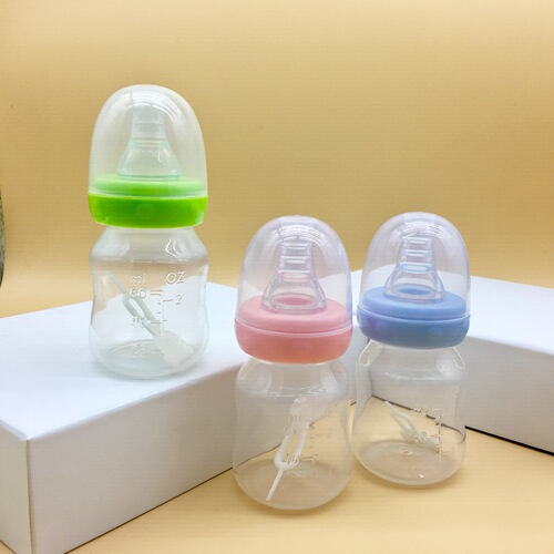 Baby juice bottle direct from manufacturer, plastic bottle for feeding, drinking water, 60ml, newborn baby standard mouth PP bottle, wholesale