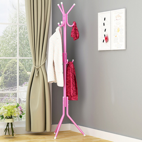 Iron coat rack, fashionable clothes rack, creative clothes rack, floor-standing bedroom simple clothes rack