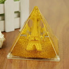 金粉鐵塔入油水晶 N0124 巴黎埃菲爾鐵塔 創意筆插 學生禮品贈品