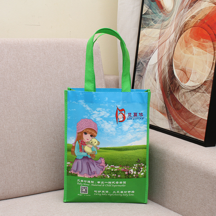 厂家供应无纺布覆膜袋 彩色印刷无纺布手提袋 环保无纺布袋 定制
