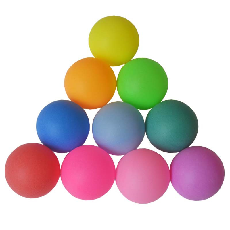 兵乓球抽獎球活動娛樂40mm彩色乒乓球 紅白橙綠藍粉6色搖獎波