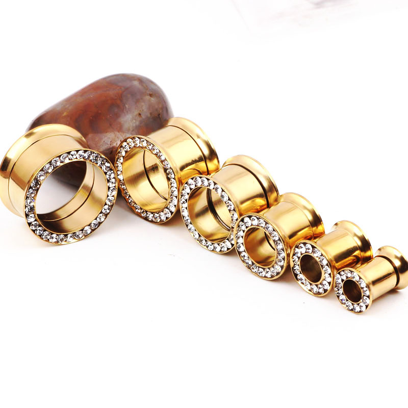 Stainless Steel Ear Stretching Kit 3 Pairs Cartilage Piercing Jewelry Ear Tunnels Gauges detail image 9